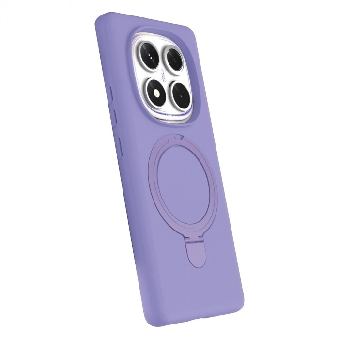 Xiaomi Redmi Note 14 Pro 4g Regal Magsafe Standlı Kapak - Lila