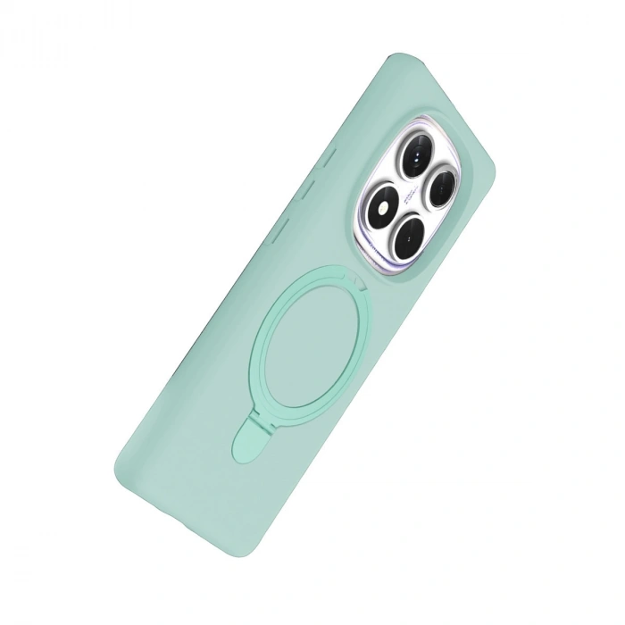 Xiaomi Redmi Note 14 Pro 4g Regal Magsafe Standlı Kapak - Su Yeşili