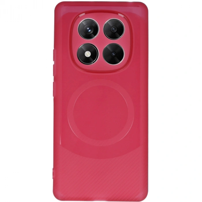 Xiaomi Redmi Note 14 Pro 5g Kılıf Maya Karbon Kapak - Bordo