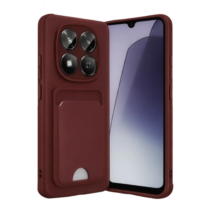Xiaomi Redmi Note 15 Pro 4g Kelvin Kartvizitli Silikon - Bordo