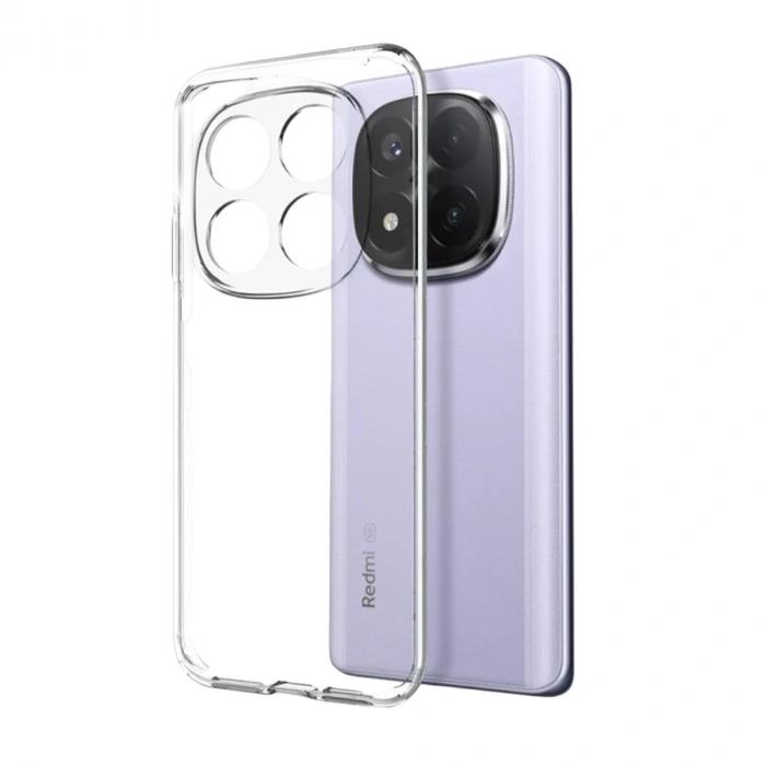 Xiaomi Redmi Note 15 Pro Plus 5g Lüx Şeffaf Silikon - Şeffaf