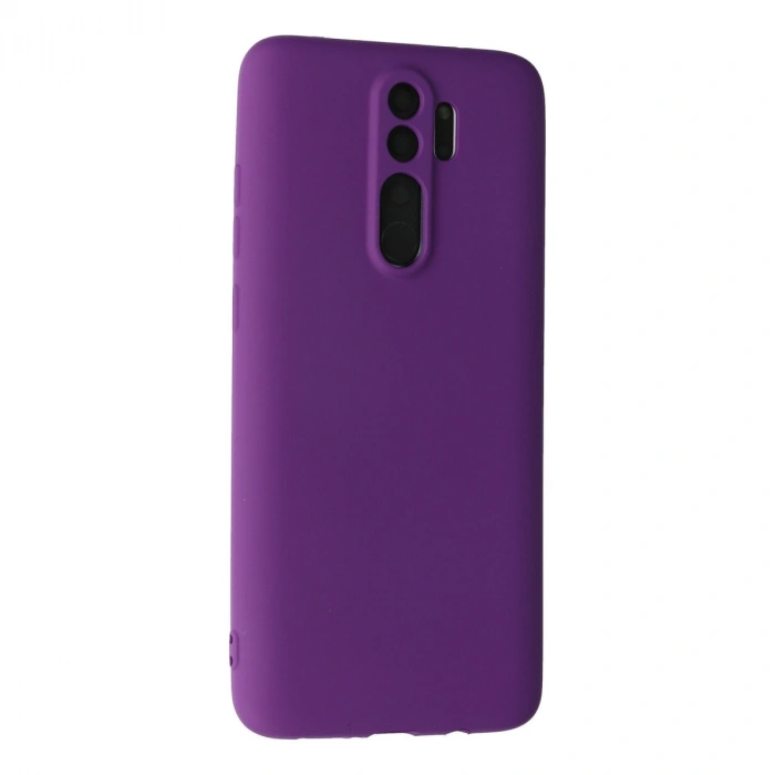 Xiaomi Redmi Note 8 Pro Kılıf First Silikon - Mor