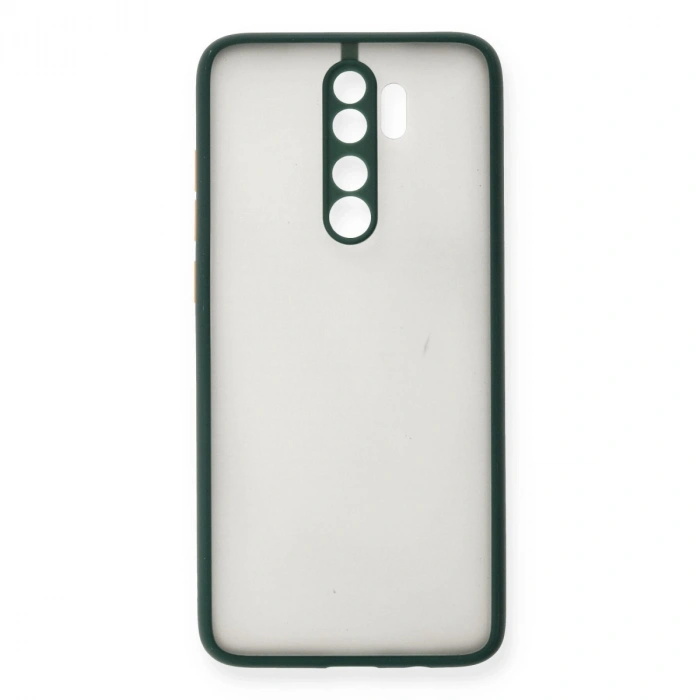 Xiaomi Redmi Note 8 Pro Kılıf Montreal Silikon Kapak - Yeşil