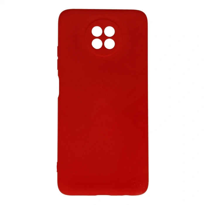 Xiaomi Redmi Note 9 5g Kılıf Nano İçi Kadife Silikon - Kırmızı