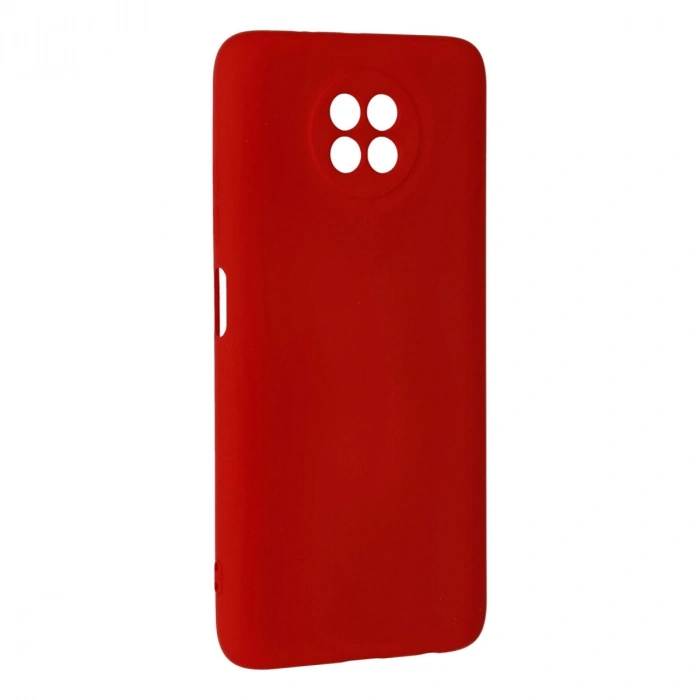 Xiaomi Redmi Note 9 5g Kılıf Nano İçi Kadife Silikon - Kırmızı