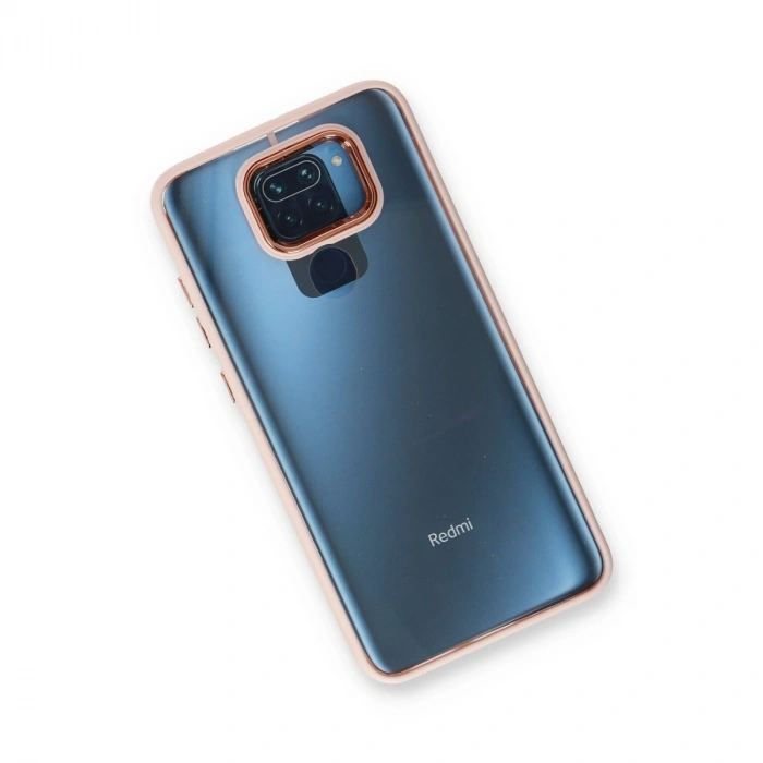 Xiaomi Redmi Note 9 Kılıf Dora Kapak - Pudra