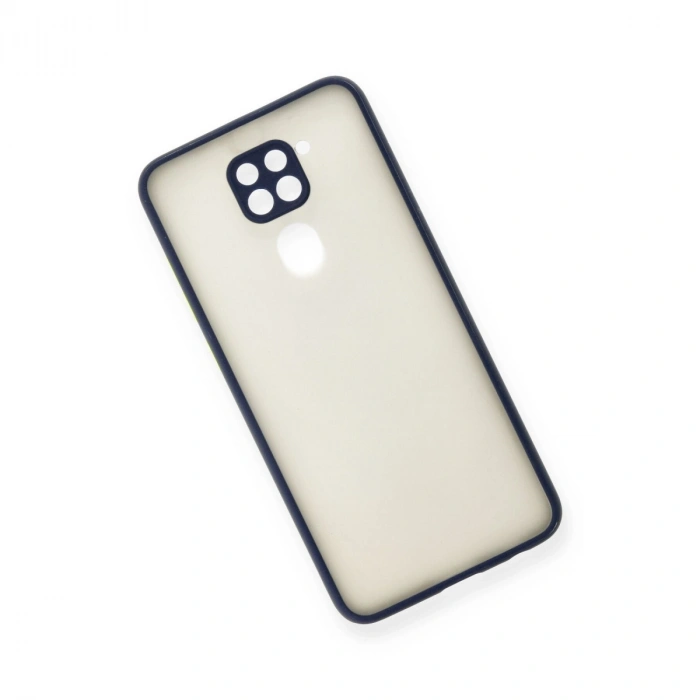 Xiaomi Redmi Note 9 Kılıf Montreal Silikon Kapak - Lacivert