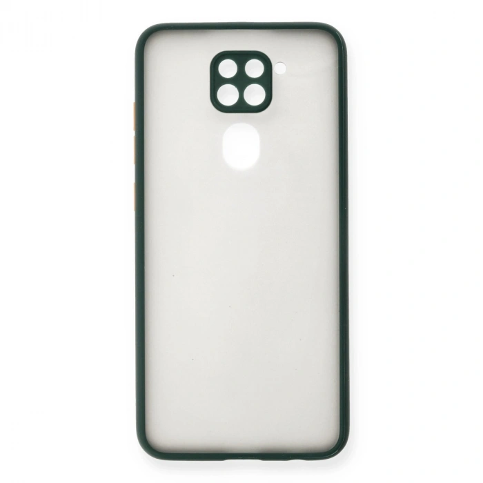 Xiaomi Redmi Note 9 Kılıf Montreal Silikon Kapak - Yeşil