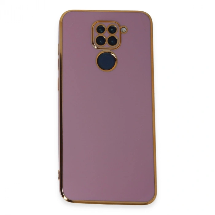 Xiaomi Redmi Note 9 Kılıf Volet Silikon - Mor