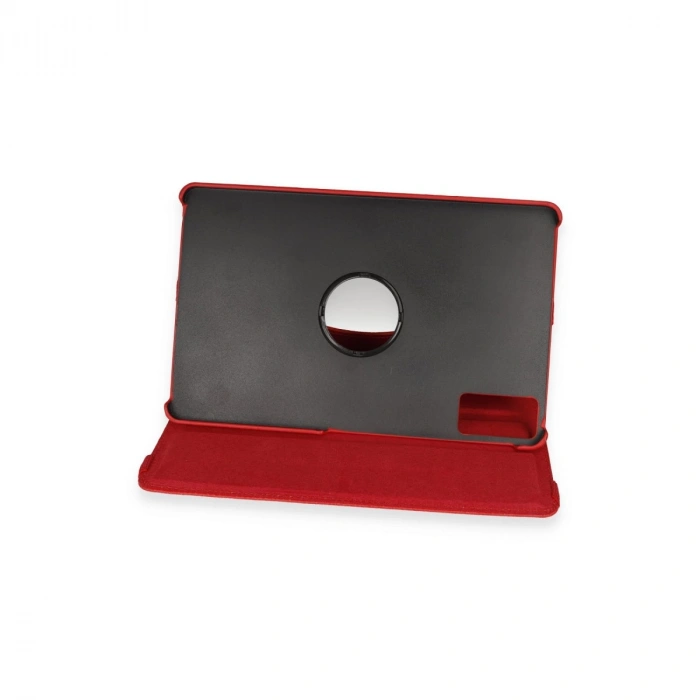 Xiaomi Redmi Pad Se Kılıf 360 Tablet Deri Kılıf - Kırmızı