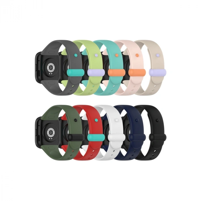 Xiaomi Redmi Watch 3 Origin Silikon Kordon (saat Değildir) - Pudra