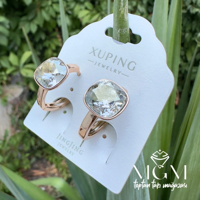 Xuping Taşlı Küpe