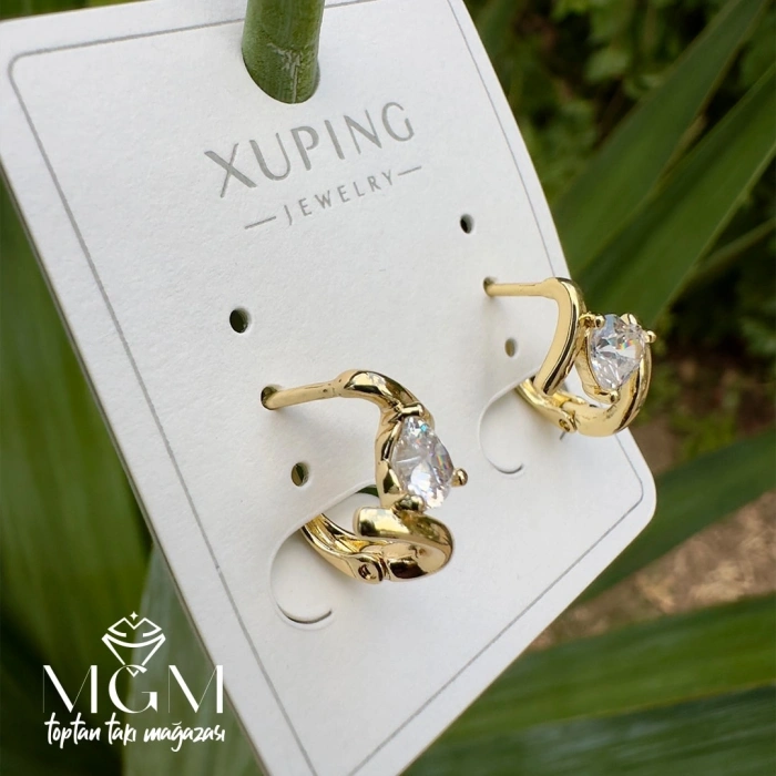 Xuping Taşlı Küpe