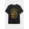 1 Mayıs Labor Day Emekçi Temalı Baskılı Oversize Bisiklet Yaka T-shirt - Siyah