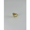14 K Gold Kaplama Zirkon Taşlı Yüzük
