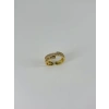 14 K Gold Kaplama Zirkon Taşlı Yüzük