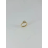 14 K Gold Kaplama Zirkon Taşlı Yüzük