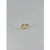14 K Gold Kaplama Zirkon Taşlı Yüzük