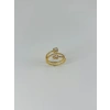 14 K Gold Kaplama Zirkon Taşlı Yüzük
