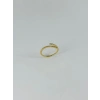 14 K Gold Kaplama Zirkon Taşlı Yüzük