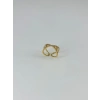 14 K Gold Kaplama Zirkon Taşlı Yüzük