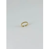 14 K Gold Kaplama Zirkon Taşlı Yüzük