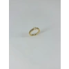 14 K Gold Kaplama Zirkon Taşlı Yüzük
