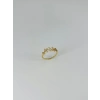 14 K Gold Kaplama Zirkon Taşlı Yüzük