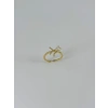 14 K Gold Kaplama Zirkon Taşlı Yüzük