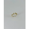 14 K Gold Kaplama Zirkon Taşlı Yüzük