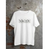24 Kasım Kimya Öğretmeni Hediyesi Baskılı Bisiklet Yaka T-shirt - Beyaz