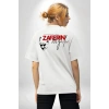 30 Ağustos Zafer Bayramı Atatürk Temalı Oversize Bisiklet Yaka T-shirt - Beyaz