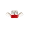 Airpods 3 (3.nesil) Basmalı Kılıf - Kırmızı-beyaz