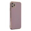 Apple İphone 11 Pro Max Kılıf Volet Silikon - Mor