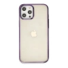 Apple İphone 12 Pro Max Kılıf Element Silikon - Mor