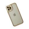 Apple İphone 12 Pro Max Kılıf Liva Lens Silikon - Beyaz