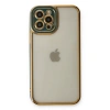 Apple İphone 12 Pro Max Kılıf Liva Lens Silikon - Yeşil