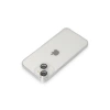 Apple İphone 14 Kılıf Luko Lens Silikon - Gümüş