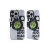 Apple İphone 14 Pro Kılıf Apollo Magneticsafe Desenli Kapak - Apollo Şeffaf - 5