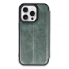 Apple İphone 14 Pro Kılıf Flip Cover - Koyu Yeşil