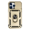 Apple İphone 14 Pro Max Kılıf Pars Lens Yüzüklü Silikon - Gold