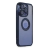 Apple İphone 15 Pro Max Kılıf Slot Silikon - Lacivert