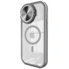 Apple İphone 15 Pro Max Kılıf Teleskop Lens Magsafe Silikon Kapak - Titan Gri