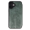 Apple İphone 16 Plus Kılıf Flip Cover - Koyu Yeşil