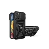 Apple İphone 16 Pro Max Kılıf Pars Lens Yüzüklü Silikon - Siyah