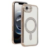 Apple İphone 16e Joke Simli Magneticsafe Kılıf - Gold