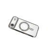 Apple İphone 17 Air Joke Simli Magneticsafe Kılıf - Gümüş