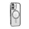 Apple İphone 17 Joke Simli Magneticsafe Kılıf - Gümüş