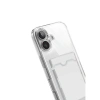 Apple İphone 17 Kart Şeffaf Silikon - Şeffaf