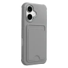 Apple İphone 17 Kelvin Kartvizitli Silikon - Gri